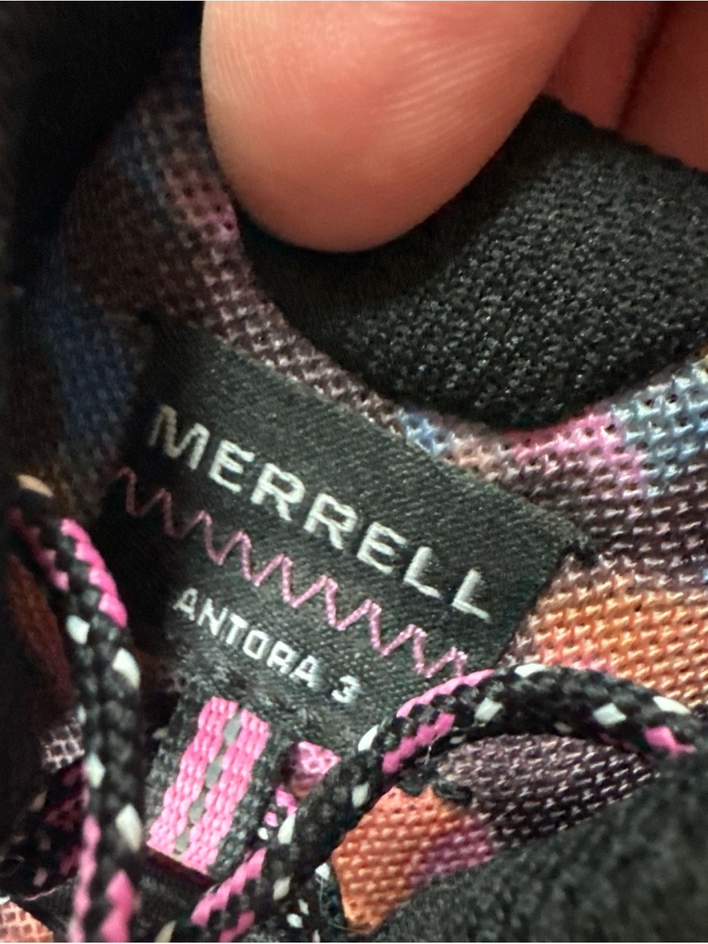 Merrell Antora 3 Women's USA 11 Pink Multi Leopard-Print Trail Shoes EUC - Picture 7 of 7